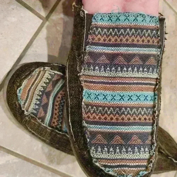 New no box Women's Roper slipon moccasin loafers w/ SW color pattern, $30, sz 8 - Picture 4 of 6